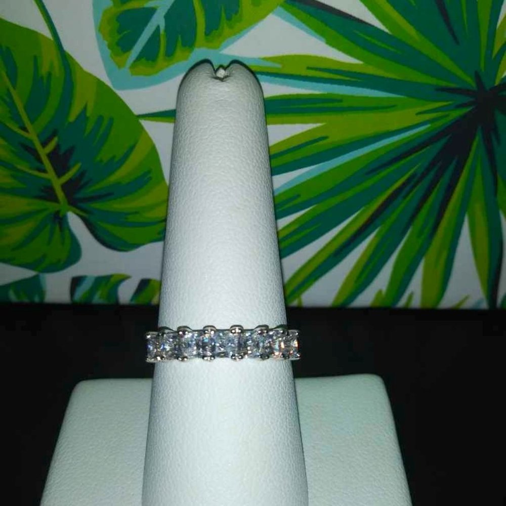 Princess cut CZ  ring